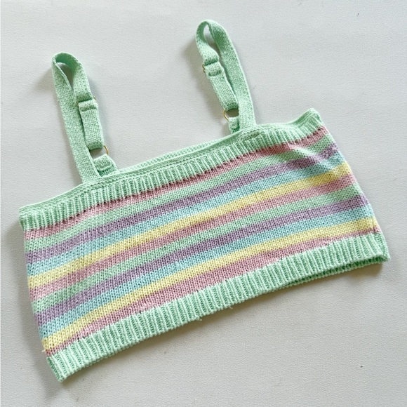 Show Me Your Mumu Sweater Tank 90’s size L - Picture 2 of 4